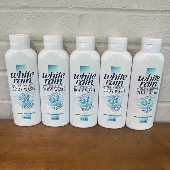 Other - 5X Vintage 1996 White Rain Extra Moisturizing Body Wash 10fl Oz. Normal Dry Skin